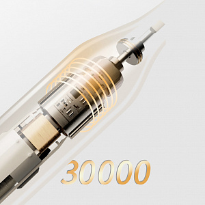 Электрическая зубная щетка ультразвуковая с насадками Огонёк OG-HBT01 Белая