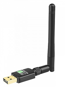 Wi-Fi + Bluetooth 5.0 адаптер для компьютера и ноутбука USB двухдиапазонный 5 Ггц и 2.4 Ггц 600 Мбит/с Орбита OT-PCB20