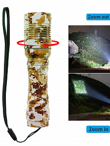 Патриот PT-FLR11 фонарь ручной камуфляж (1L, 14500.,ZOOM)