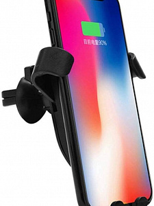 SENDEM W5 Держатель для смартфонов + беспроводное ЗУ 5W (в воздуховод)
