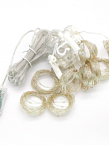 Огонек OG-LDG09 гирлянда-штора LED Мультицвет (3х3м,300 ламп,USB)