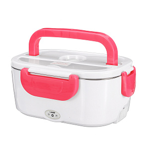 Ланч-бокс для еды с подогревом 220В Огонёк OG-HOG01 Красный