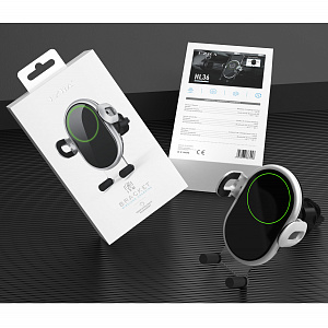 EZRA HL36 Держатель для смартфонов + беспроводное ЗУ 15W (в воздуховод)