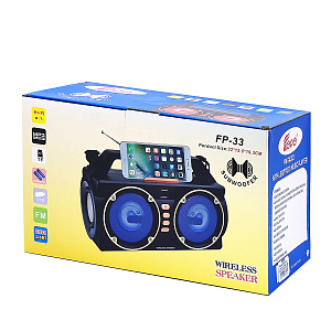 Fepe FP-33 радиоприёмник аккумуляторный (USB,TF,Bluetooth)