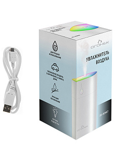 Увлажнитель воздуха для дома и авто с подсветкой 400мл Огонек OG-HOM07