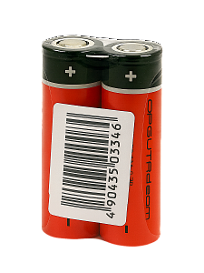 Аккумулятор 18650 3.7v 3500мАч, высокотоковый 10А плоский пин, 2шт Орбита