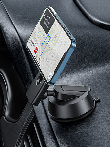 HOCO H16 Черный держатель для смартфонов магнитный (на панель)