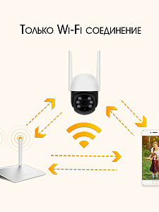 Орбита OT-VNI65 Видеокамера IP-WI-FI (1920*1080, 2Mpix, 3,6мм, пластик)