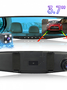 Видеорегистратор автомобильные зеркало с камерой заднего вида TDS TS-CAR10