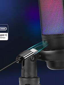 Микрофон для компьютера игровой для стрима Орбита OT-PCS08