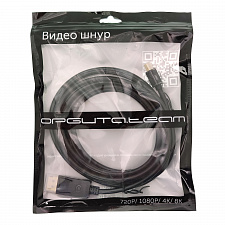 Орбита OT-AVW62 кабель штекер miniDISPLAY PORT - штекер DISPLAY PORT 1м (v1.2)