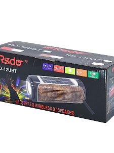 RSDQ RD-13UBT радиоприёмник аккумуляторный (USB,TF,Bluetooth, солнч. панель)