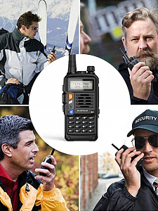 Рация Baofeng UV-S9 8W с гарнитурой черная