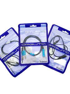 Орбита OT-AVC44 Синий переходник аудио (гнездо 3,5 мм на 2 штекера Джек 3,5 мм) (УПАКОВКА 10шт)