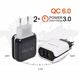 Зарядное устройство для телефона с быстрой зарядкой Орбита OT-APU43