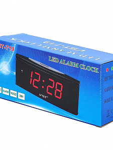 Часы электронные настольные от сети с будильником VST 719-5 Синие