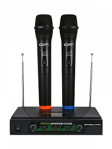 Микрофон караоке беспроводной набор 2шт Орбита OT-ERM12