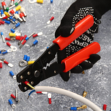 Климпер клещи 2 в 1 для обжима клемм и обрезки проводов Патриот PT-INK06