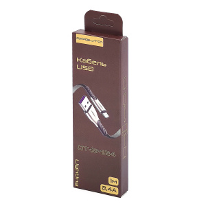 Орбита OT-SMI24 Синий кабель USB 2.4A (iOS Lightning) 1м