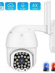 Камера видеонаблюдения Wi-Fi уличная поворотная 2 Mp Wi-Fi Орбита OT-VNI23