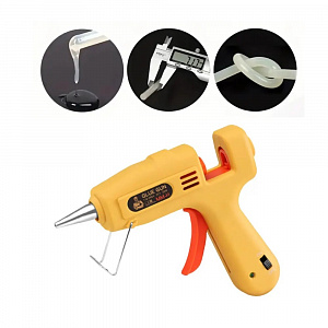 Клеевой пистолет со стержнями в кейсе Помощник PM-ING01