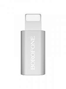 BOROFONE BV5 переходник (гнездо MicroUSB - штекер Lightning)