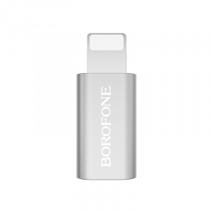 BOROFONE BV5 переходник (гнездо MicroUSB - штекер Lightning)