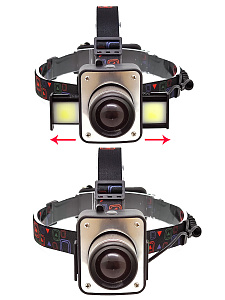 Патриот PT-FLG11 фонарь налобный (3L, 2*18650.,ZOOM)
