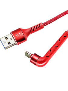 Орбита OT-SMT22 Красный кабель USB 2.4A (TYPE C) 1м
