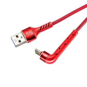 Орбита OT-SMT22 Красный кабель USB 2.4A (TYPE C) 1м
