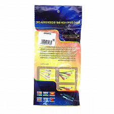 Кабель аудио 3 тюльпана соединительный 3хRCA джек/Jack 3.5, 1.5 метра Орбита OT-AVC01