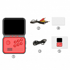 Орбита OT-TYG06 Красная игровая приставка (8/16/32 bit)