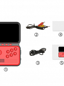Орбита OT-TYG06 Красная игровая приставка (8/16/32 bit)