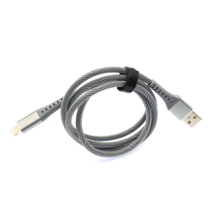 Орбита OT-SMI32 Серый кабель USB 2.4A (iOS Lightning) 1м