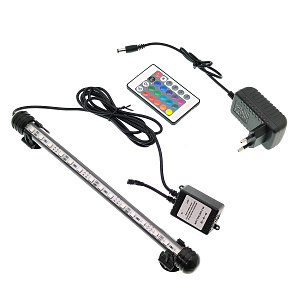 Светильник лампа для аквариума светодиодная RGB Огонек OG-LDP04 (280мм)