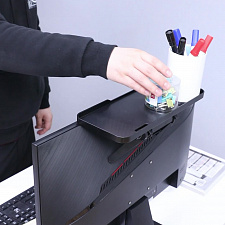 Навесная полка кронштейн подставка на телевизор, монитор для ресивера, приставки Орбита OT-HOD20