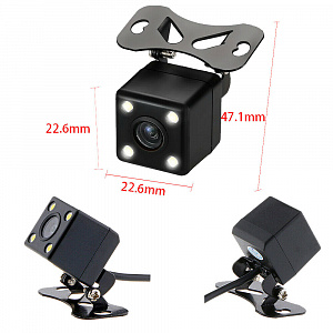 TDS TS-CAV35 Монитор 2 канала и камера автомобильные в наборе (4.3",800*480,9-32В)