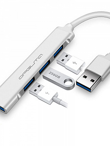 USB HUB 3.0, разветвитель USB на 4 порта Орбита OT-PCR17