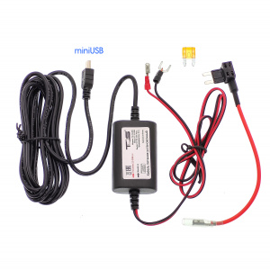 Скрытая проводка для видеорегистраторов, установочный кабель питания miniUSB TDS TS-CAU65 2.5 метра