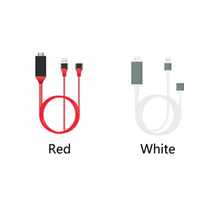 Орбита OT-AVW49 кабель (штекер HDMI - штекер LIGHTNING) 2м