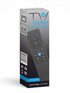 Пульт ду универсальный для телевизоров с голосовым поиском Орбита OT-DVC53