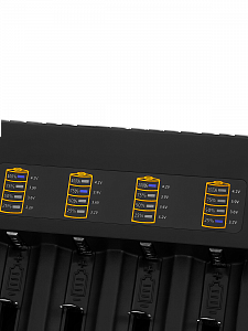 Зарядное устройство для аккумуляторов 18650 на 4 слота Орбита OT-APZ17