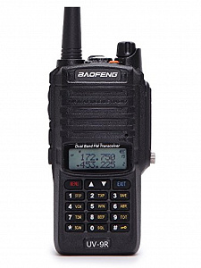 Рация Baofeng UV-9R 7W с гарнитурой черная