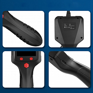 Видео эндоскоп гибкая камера с экраном 2.4 дюйма с подсветкой Орбита OT-SME16