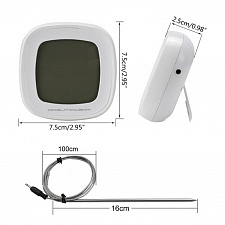 Термометр кулинарный с щупом, градусник для еды Орбита OT-HOM28