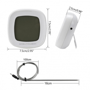 Термометр кулинарный с щупом, градусник для еды Орбита OT-HOM28