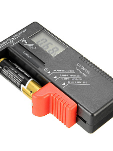 Тестер, измеритель напряжения батареек и аккумуляторов с LCD дисплеем Орбита OT-INM36