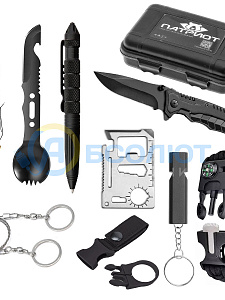 Набор для выживания туристический 9 в 1 Патриот PT-TRS16