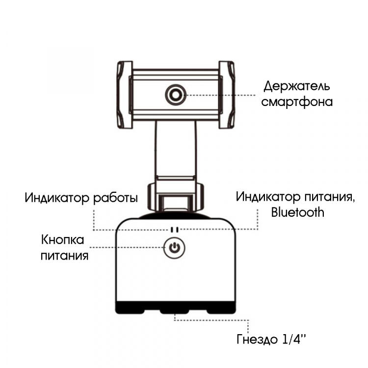 Apai Genie II Золотая вращающаяся панорамная головка