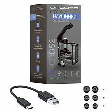 Наушники беспроводные Bluetooth с микрофоном в кейсе Орбита OT-ERB52